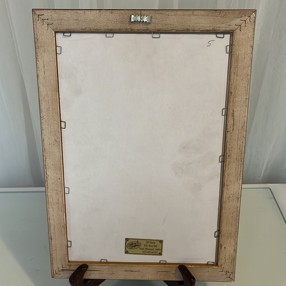 Vintage Gold Framed Santa Print - Picture 5 of 8